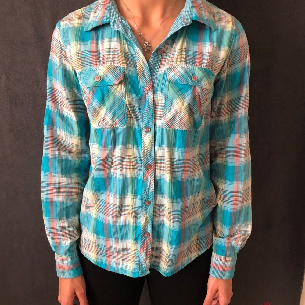 Final price! Marmot button up flannel. EUC